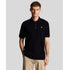 Lyle Scott Textured Tipped Black Polo Shirt