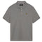 Lyle Scott Plain Mid Grey Marl Polo Shirt