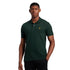 Lyle & Scott Branded Chest Logo Dark Green Polo Shirt SP400VOG W486