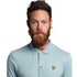 Lyle Scott Branded Chest Logo Away Blue Polo Shirt