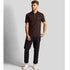 Lyle Scott Branded Chest Logo Sediment Polo Shirt