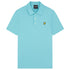 Lyle Scott Branded Chest Logo Alpine Sky Polo Shirt