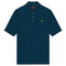 Lyle Scott Branded Chest Logo Apres Navy Polo Shirt