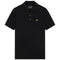 Lyle & Scott Branded Chest Logo Jet Black Polo Shirt SP400VOG Z865