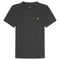 Lyle Scott Branded Chest Logo Charcoal Marl T Shirt