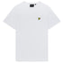 Lyle Scott Branded Chest Logo White T Shirt