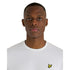 Lyle Scott Branded Chest Logo White T Shirt