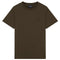 Lyle Scott Branded Chest Logo Olive T Shirt