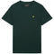 Lyle Scott Branded Chest Logo Dark Green T Shirt - Style Centre Wholesale