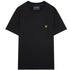Lyle Scott Branded Chest Logo Jet Black T Shirt