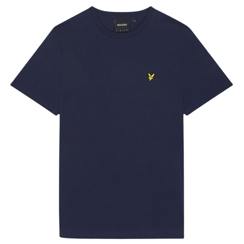 Lyle Scott Branded Chest Logo Navy Blue T Shirt