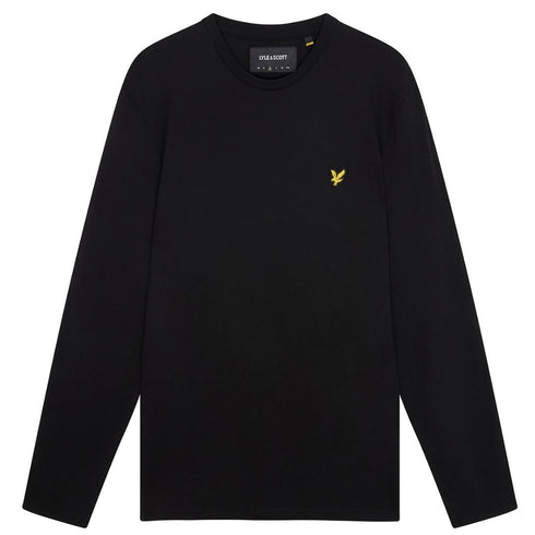 Lyle Scott Branded Black Long Sleeve T Shirt