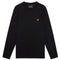 Lyle Scott Branded Black Long Sleeve T Shirt
