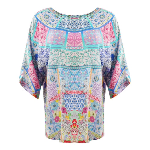 Inoa Martinique 12004 Multicoloured Silk Fish Top Martinique 12004 Fish Top