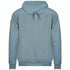 Belstaff Patch Logo Artic Blue Zip Up Hoodie