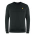 Lyle Scott V Neck Colour Block Midlay Black Jumper