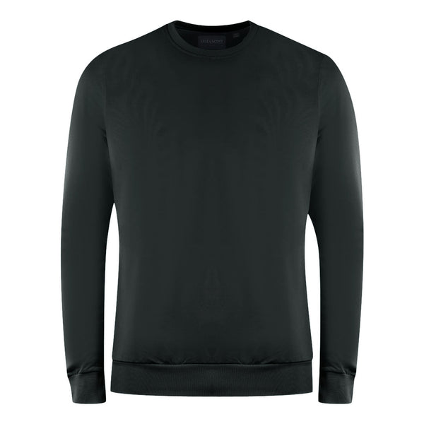 Lyle Scott Golf Tech Crew Neck Black Jumper