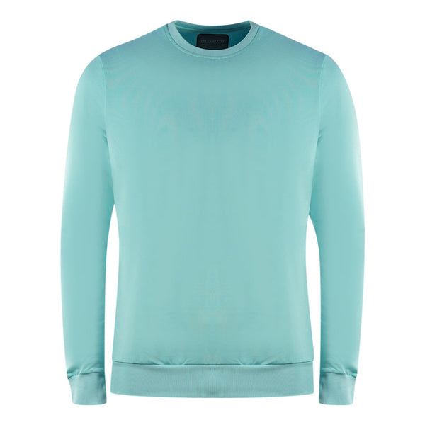 Lyle Scott Golf Tech Crew Neck Pale Marine Jumper
