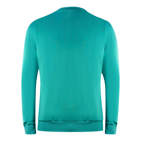 Lyle Scott Golf Tech Crew Neck Teal Green Jumper