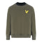 Lyle Scott Large Eagle Logo Green Sweater