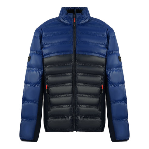 Michael Kors Penton Quilt Fibre Down Blue Jacket