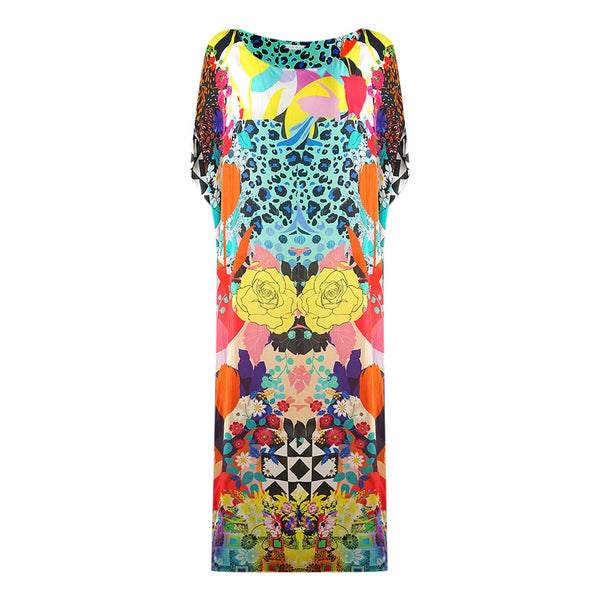 Inoa Monrovian 12001 Multi Box Kaftan Cover Up Monrovian 12001 Box Kaftan
