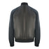 Emporio Armani Contrast Arms Black Leather Jacket - Nova Clothing