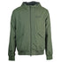 Ea7 Green Hooded Bomber Jacket