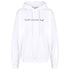 Off White From Italy Design White Skate Fit Hoodie
