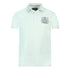 Aquascutum Aldis Crest Chest Logo White Polo Shirt