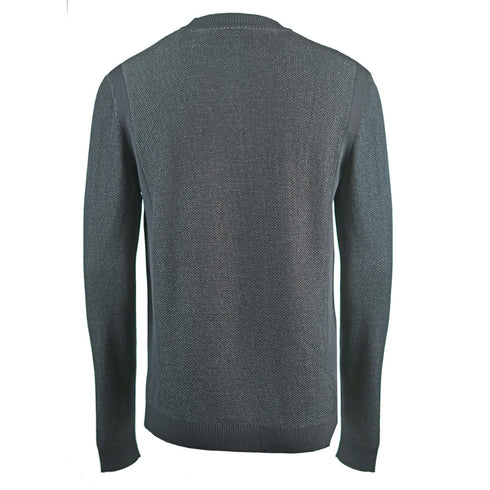 Kenzo Textiled Design Plain Black Jumper