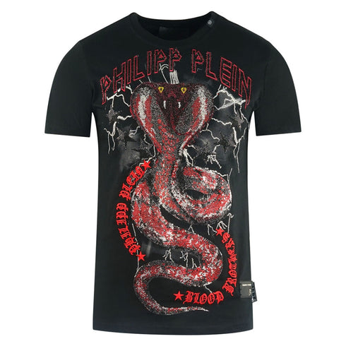 Philipp Plein Party All The Time Black T-Shirt