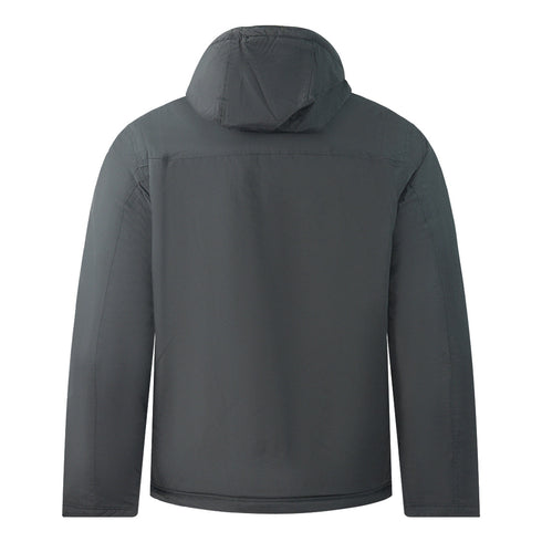 Napapijri A Ice Black Hooded Fleece Jacket