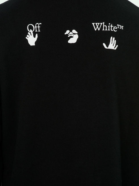 Off-White Classic Hand Logo Black Hoodie