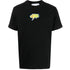 Off White Degrade Thunder Logo Slim Fit Black T Shirt