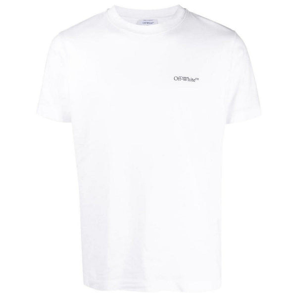 Off-White Scratch Arrow Slim White T-Shirt OMAA027F23JER0100110