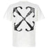 Off-White Scratch Arrow Slim White T-Shirt OMAA027F23JER0100110