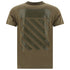 Off White Diag Tab Slim Fit Army Green T Shirt