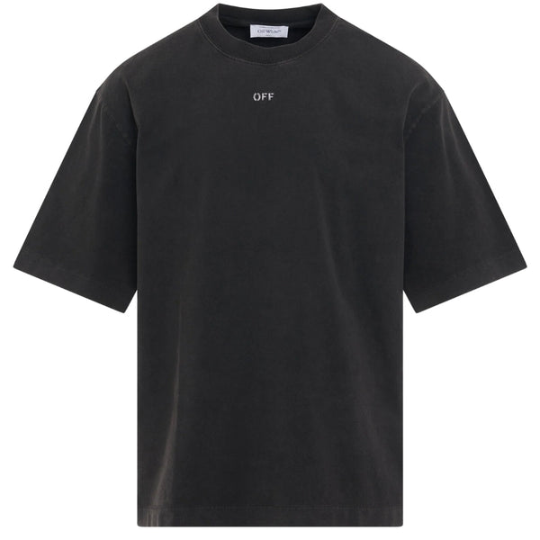 Off White Bacchus Skate Fit Black T Shirt