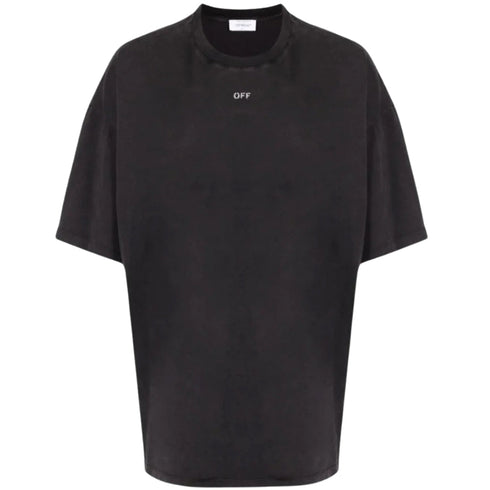 Off White St Matthew Oversized Black T Shirt