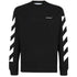 Off White Diagonol Helvetica Black Long Sleeve T Shirt