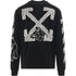Off White Bricks Logo Long Sleeve Skate Fit Black T Shirt
