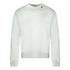 Off White Yellow Black Arrow Back Logo White Sweatshirt