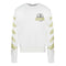 Off White Tape Logo White Sweatshirt OMBA025R20E30002 0148 XXXS