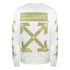 Off White Tape Logo White Sweatshirt OMBA025R20E30002 0148 XXXS
