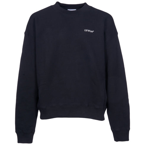 Off White Lunar Arrow Skate Fit Black Sweatshirt