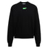 Off White Rave Flyer Skate Logo Black Sweatshirt