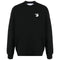 Off White Ow Face Slim Fit Black Sweatshirt