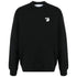Off White Ow Face Slim Fit Black Sweatshirt