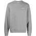 Off-White Wave Out Diag Design Grey Slim Sweatshirt OMBA057C99FLE0130801